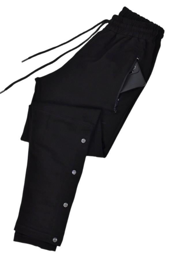 Erkek Paça Çıtçıtlı Silim Fit Eşofman Altı 3123 BGL-ST04784 - Image 1
