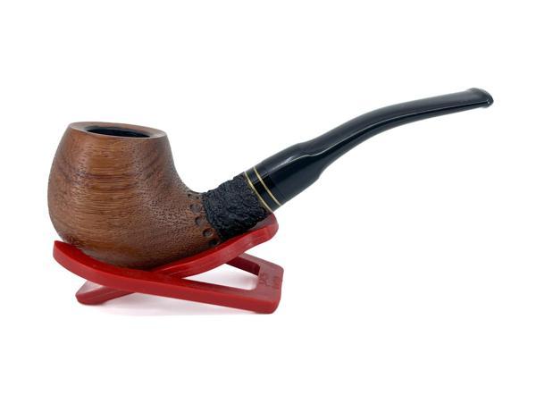 Dapper Bent Apple Erica Wood (Funda Kökü) Pipo 9 mm Filtreli El Yapımı - 2633 - Image 1