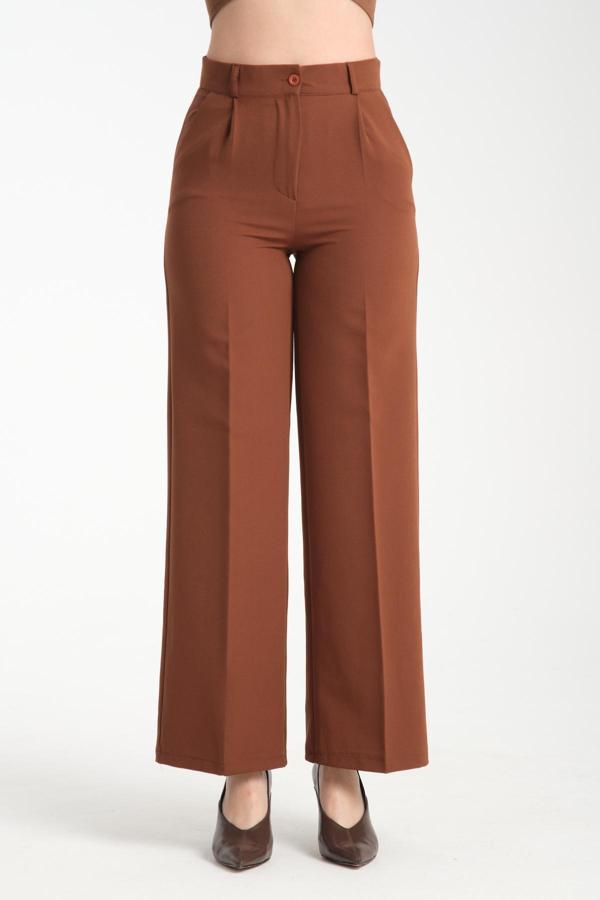 Kadın Plazzo Kumaş Pantolon 2985 - Image 1