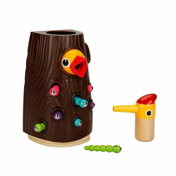 Nessiworld  Woody Manyetik Ağaçkakan Besleme Oyunu 10 Parça - Image 1