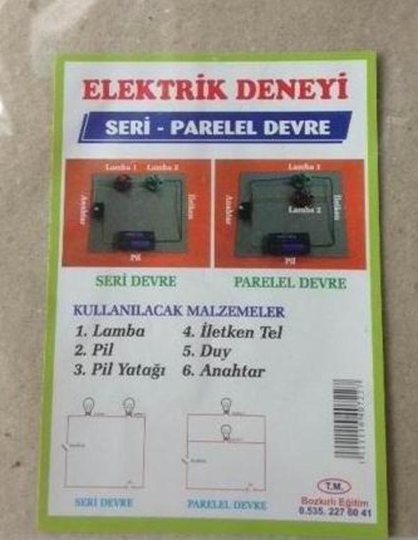 Elektrik Deney Seti Seri Paralel Devre - Image 1