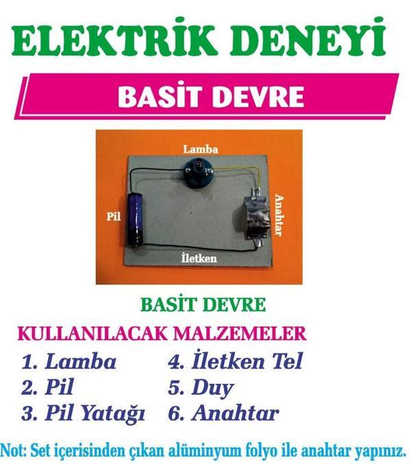Bozkırlı Elektrik Deney Seti Basit - 2 adet - Image 1