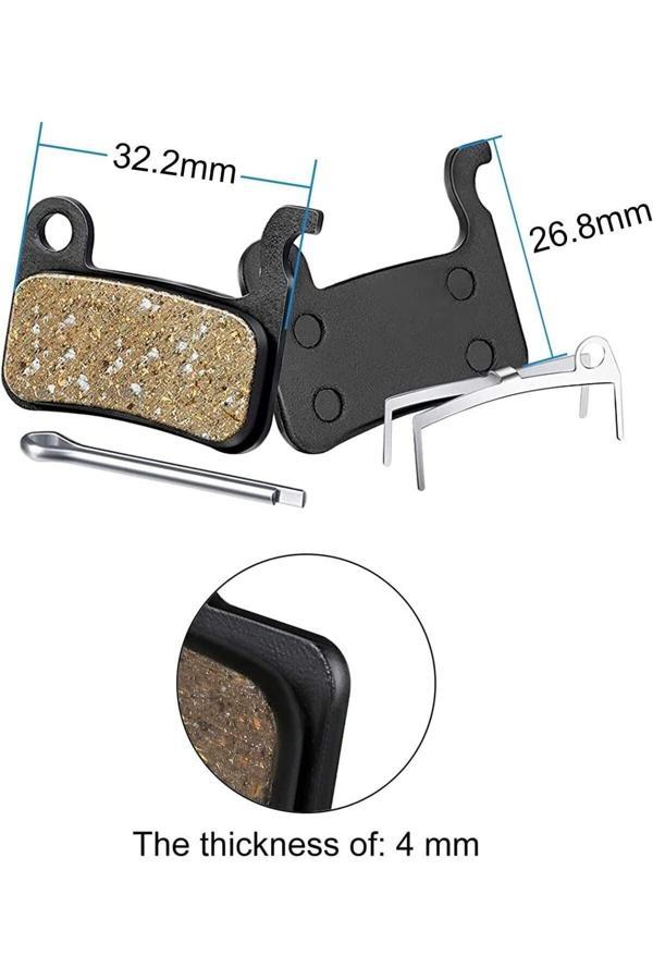 Bisiklet 2 Set Hidrolik Mekanik Disk Kaliper Fren Balatası Bisiklet Balata Bisiklet Aksesuarı Yedek Parça - Image 1