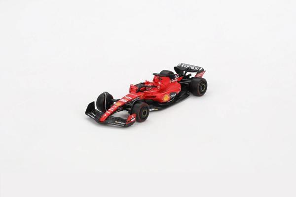 Mini GT BBR: 1/64 Ferrari SF-23 Bahrain GP 2023 #16 C. Leclerc - Image 1