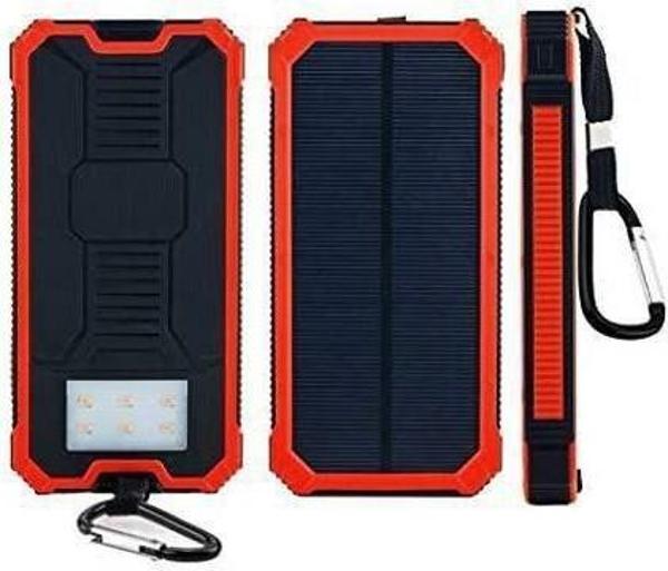 Angel Eye  18000 Mah Solar Güneş Enerjili 6 LED Işıklı Powerbank - Image 1