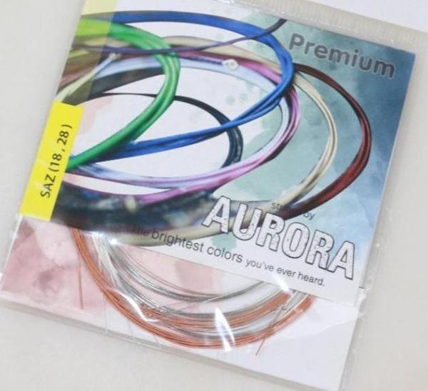 AURORA PREMİUM BAKIR BAMLI SAZ TELİ KISA SAP 0.18 - Image 1