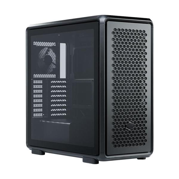 Cooler Master MasterFrame 600TG MF600-KGNN-S00 3x140mm(Ön)-1x120mm(Arka) Fan Modüler ATX Alüminyum Siyah Mid Tower Gamin - Image 1