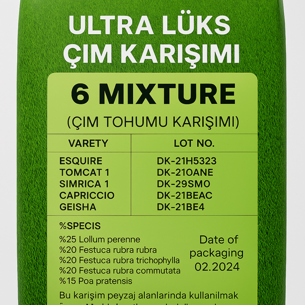 Profesyonel Ultra Lüks Çim Tohumu Karışımı 10 Gr. – Yoğun Yeşillik, Hızlı Çimlenme ! Yumuşak Dokulu - Image 1