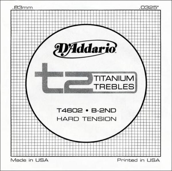 DADDARİO T4602 TİTANİUM HARD - Sİ - TEK TEL KLASİK GİTAR TEK TEL - Image 1