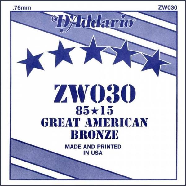 DADDARİO ZW030 85/15 BRONZE AKUSTİK GİTAR TEK TEL - Image 1