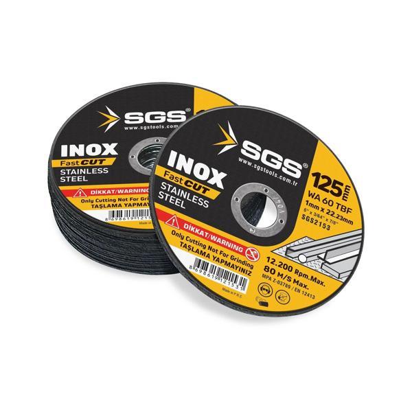 SGS İNOX KESİCİ DİSK 125 mm - Image 1