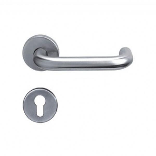 Marelli Venedik hastane için paslanmaz inox rozetli kapı kolu Wc kapı kolu (dışarıdan sol elle açılım) - Image 1