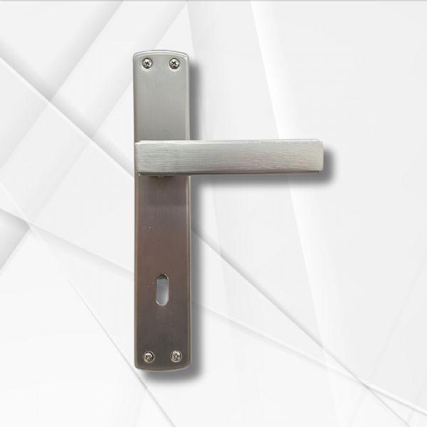 Marelli LUSSO INOX inox saten renkli AYNALI 1. KALİTE kapı kolu Wc kapı kolu - Image 1