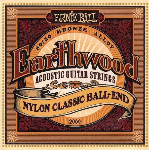 ERNİE BALL P02069 EARTHWOOD FOLK KLASİK GİTAR TELİ - Image 1