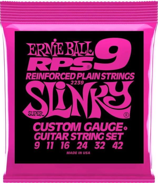 ERNİE BALL P02239 SLİNKY NİCKEL WOUND TAKIM TEL ELEKTRO GİTAR TELİ 009 - Image 1