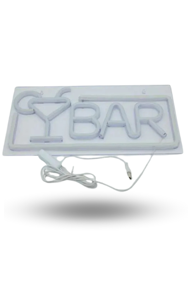 Büro Ev Ofis Hediyesi için BAR Yazılı Neon Led Işık - Image 1