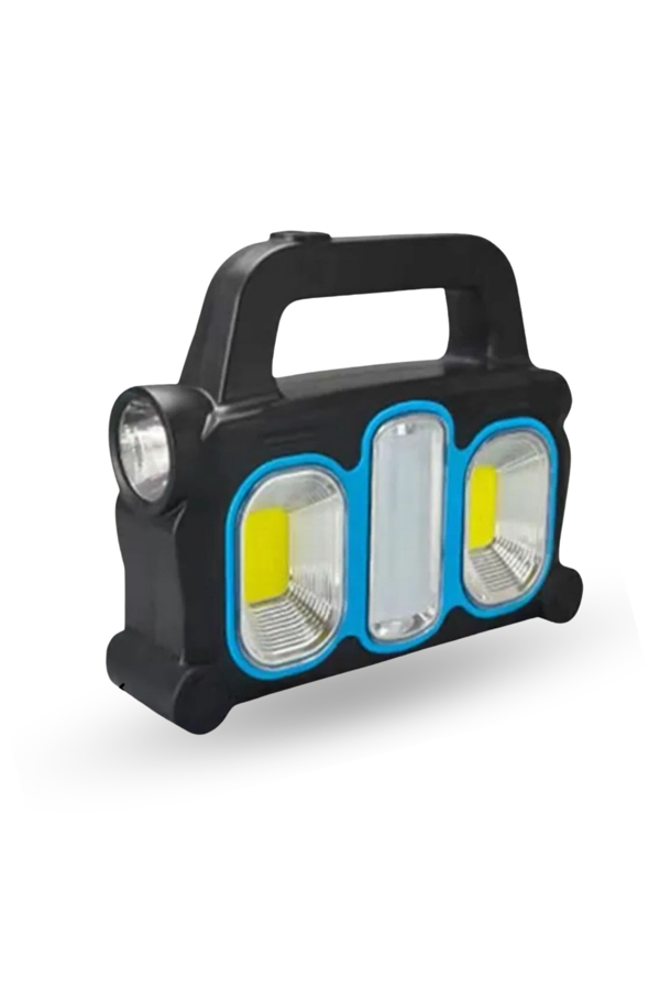 Büro Ev Ofis Kamp Keyfi için Solar Şarjlı Taşınır Powerbank Çalışma Lambası - Image 1