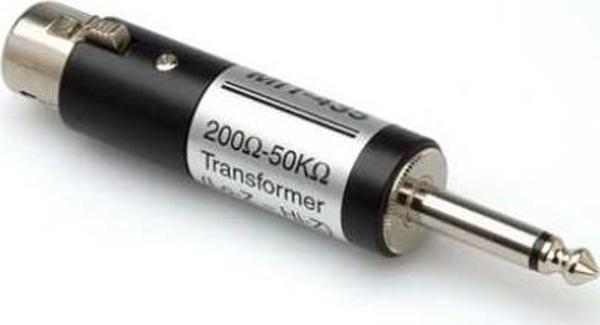 HOSA MIT-435 MIC Z TRANSFORMER XLR3F- 1/4 TS - Image 1