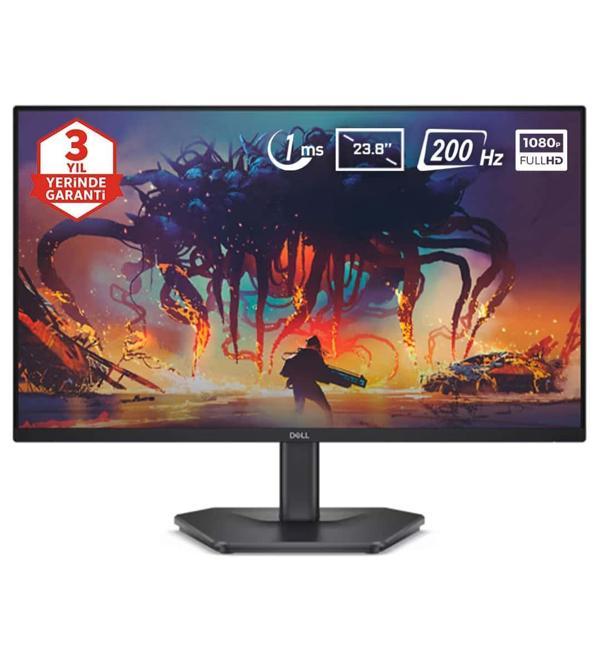 Dell SE2425HG 23.8 inç 200Hz 1ms Full HD FreeSync Premium IPS Gaming Monitör – 3 Yıl Yerinde Servis Garantisi - Image 1