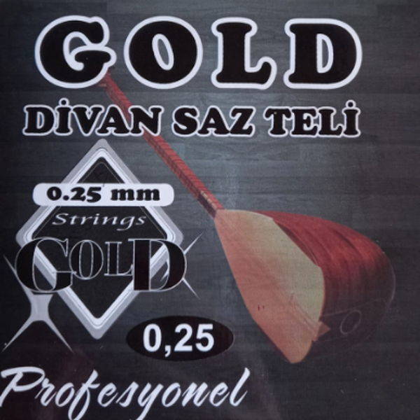GOLD GD-025 DİVAN TELİ 0.25 BAM BAMLI - Image 1