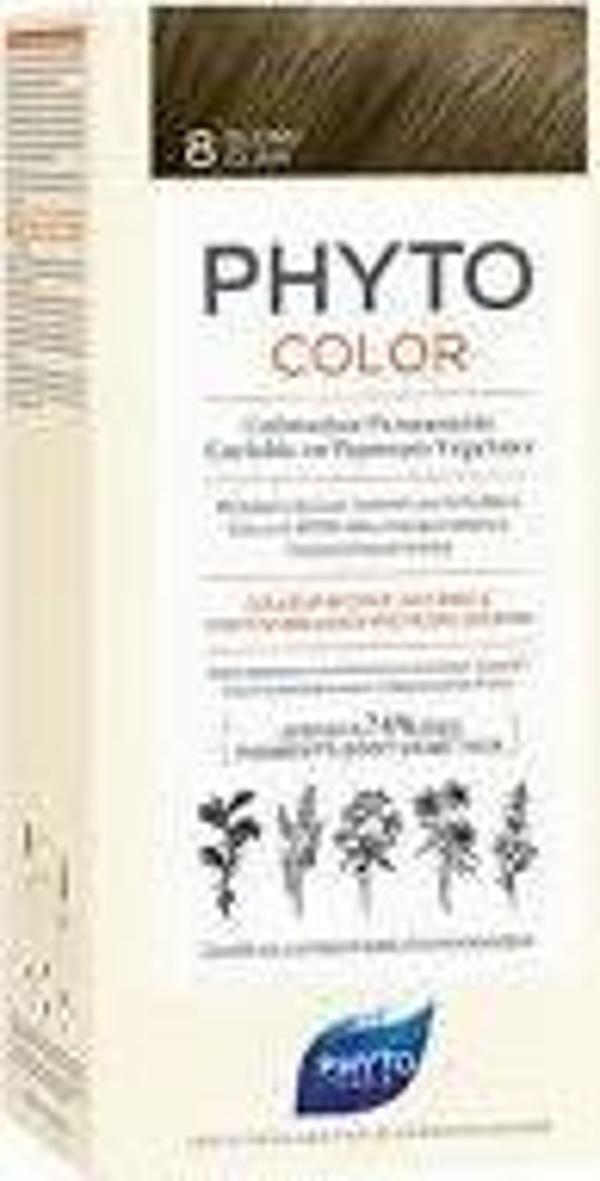Phyto Color 8 Sarı Bitkisel Saç Boyası Yeni Seri - Image 1