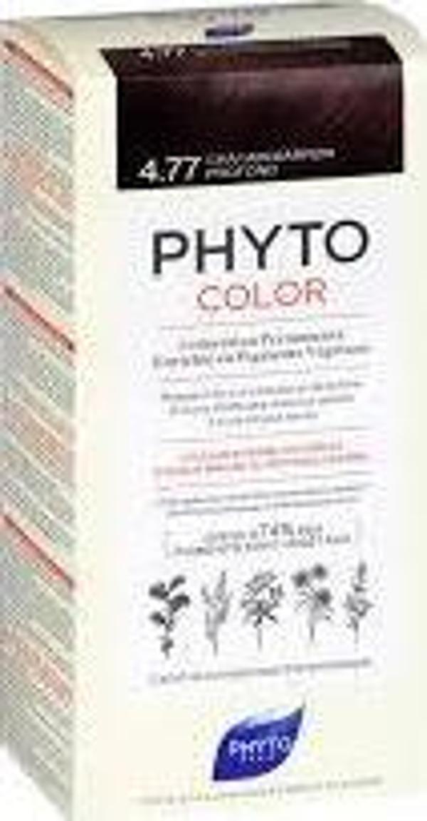 Phyto Color 4.77  Yoğun Kestane Bakır Bitkisel Saç Boyası YENİ SERİ - Image 1
