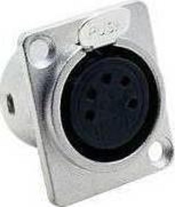 UPTECH KJ117 CANON 5 PİN XLR DİŞİ ŞASE KONNEKTÖR TİP - Image 1