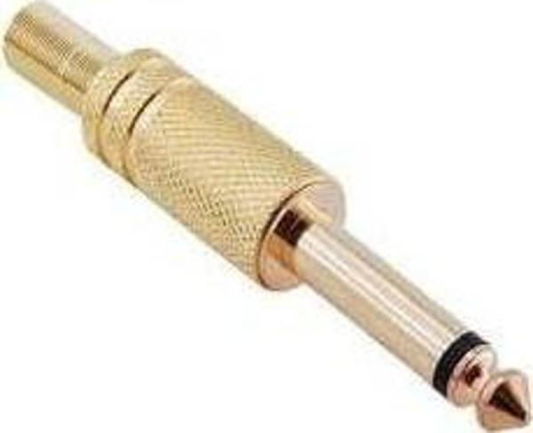 UPTECH KJ31GM 6.3MM MONO ERKEK JACK GOLD - Image 1