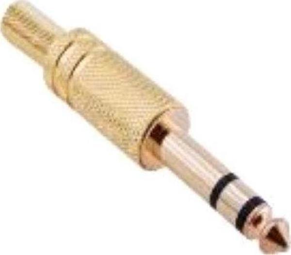 UPTECH KJ31GS 6.3 MM STEREO ERKEK JACK GOLD - Image 1