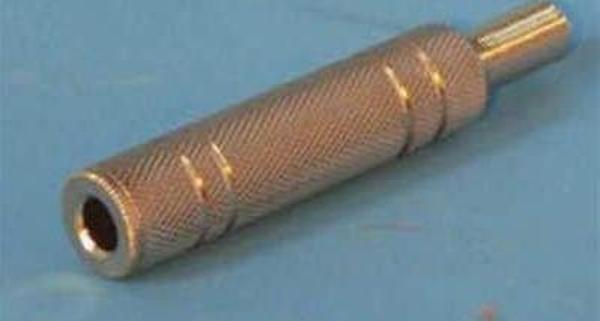 UPTECH KJ38 6,3 SEYYAR DİŞİ METAL JAK (KROM) - Image 1