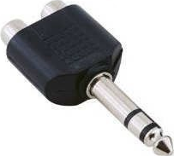 UPTECH KJ77 6.3MM STEREO ERKEK-3.5MM 2 RCA DİŞİ 1 ADET - Image 1