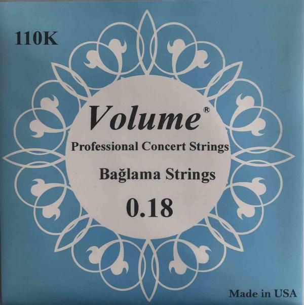 VOLUME 110K 0.18 KISA SAP BAĞLAMA TELİ - SAZ TELİ - Image 1