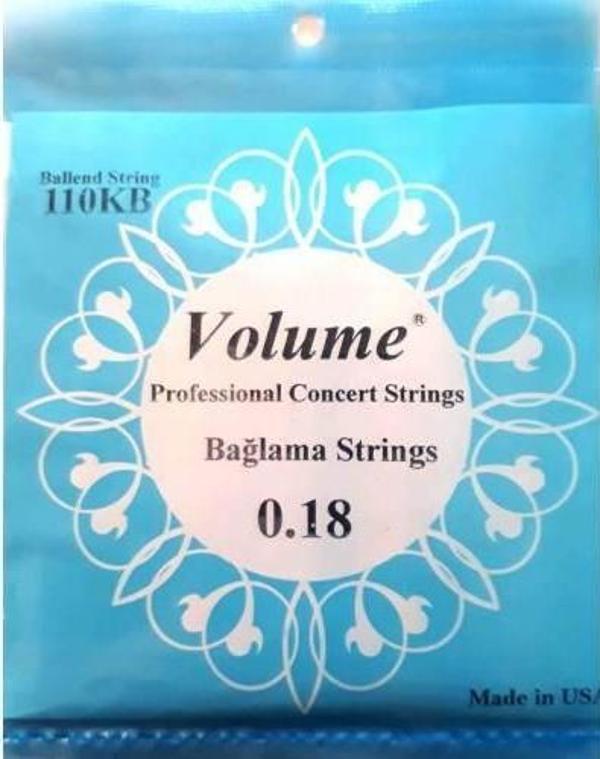 VOLUME 110KB PROFESYONEL KISA BAĞLAMA TELİ 0.18 TOPUZLU - Image 1