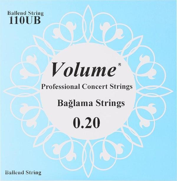 VOLUME 110UB PROFESYONEL UZUN BAĞLAMA TELİ 0.20 TOPUZLU - Image 1