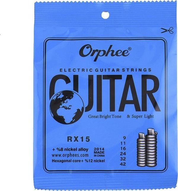 ORPHEE RX15 ELEKTRO GİTAR TELİ TAKIM 009-042 - Image 1