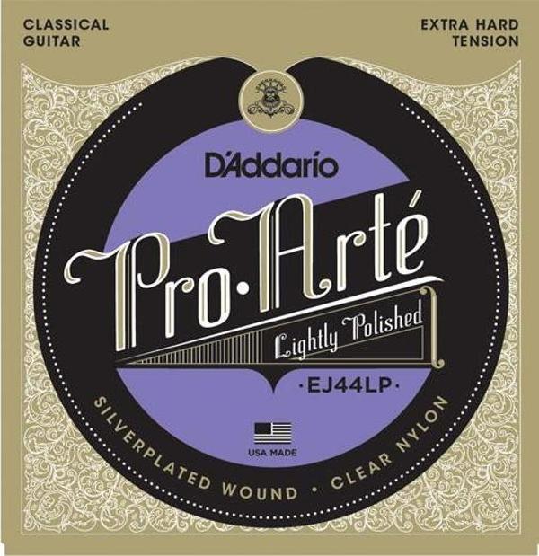 DADDARİO EJ44LP POLİSHED COMPOSİTE EXTRA-HARD TENSİON TAKIM TEL KLASİK GİTAR TELİ - Image 1