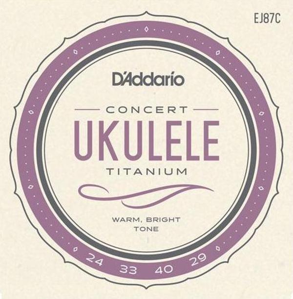 DADDARİO EJ87C TİTANİUM UKULELE CONCERT TAKIM TEL - Image 1