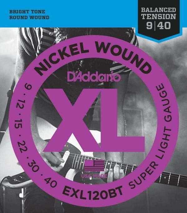 DADDARİO EXL120BT BALANCED TENSİON SUPER LİGHT TAKIM TEL ELEKTRO GİTAR TELİ 009-040 - Image 1