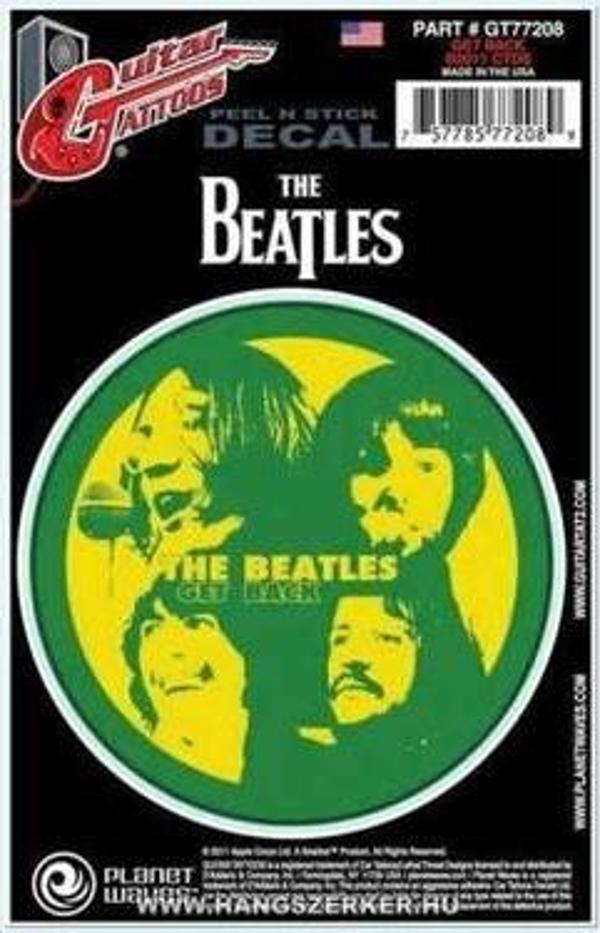 DADDARİO GT77208 GTR TATTOO-BEATLES GET BACK STİCKER - Image 1