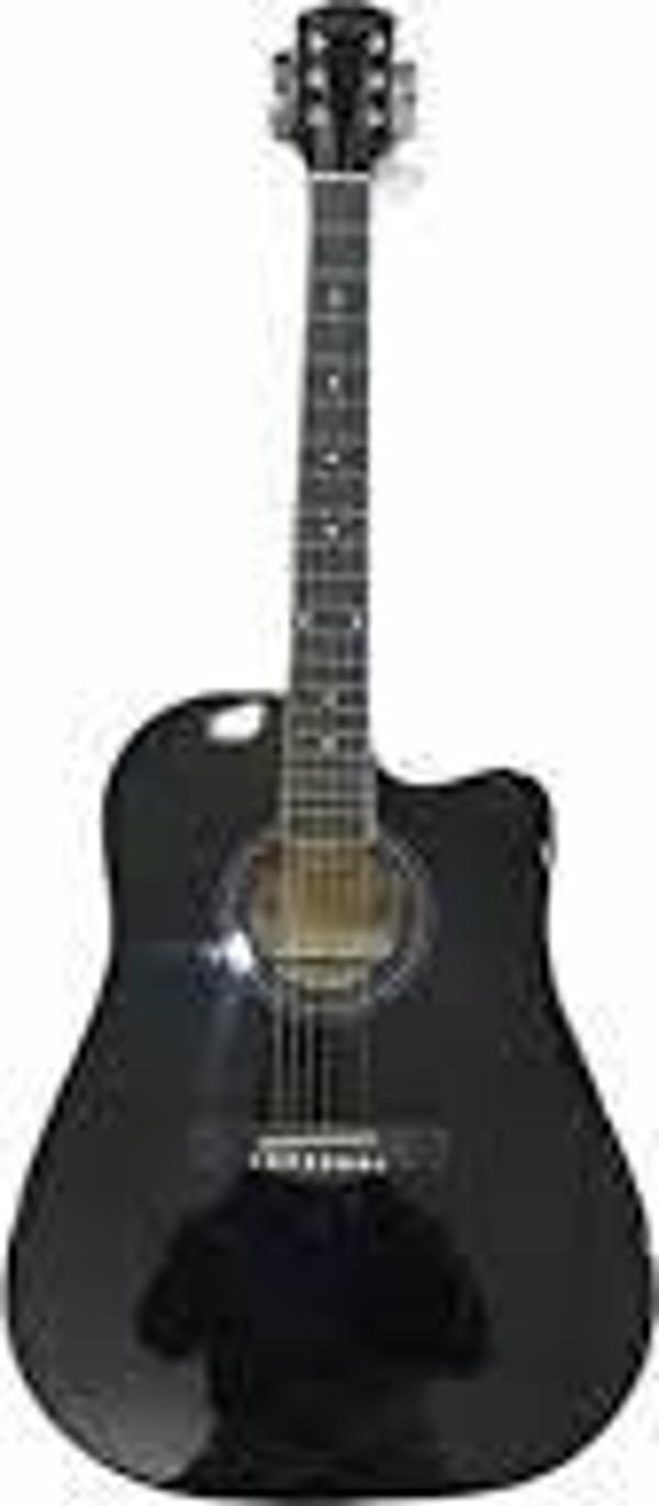 SANCHEZ 4110CBK-CEQ ELEKTRO AKUSTİK GİTAR SİYAH - Image 1