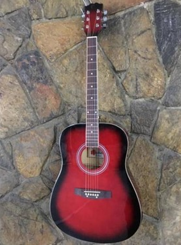 SANCHEZ 4110C-RD AKUSTİK GİTAR KIRMIZI - Image 1