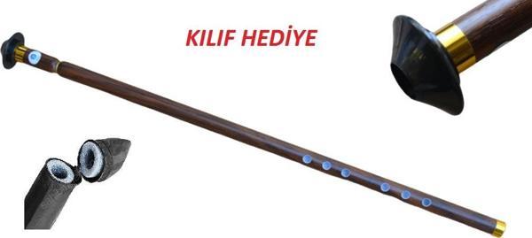 PLASTİK NEY KALİTELİ BAŞPARELİ YILDIZ DO SAĞ EL ÜSTTE + KILIF HEDİYELİ - Image 1