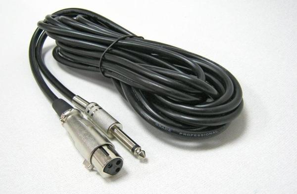 FUGUE FL-08 MİKROFON KABLOSU 5 METRE XLR-ÇİVİ JAK - Image 1