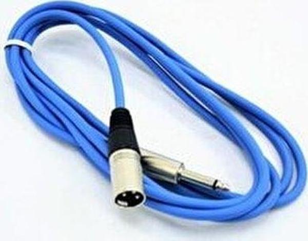 İMECE MAC3PXM BL AUDİO MONO ERKEK KABLO 3 METRE MAVİ - Image 1
