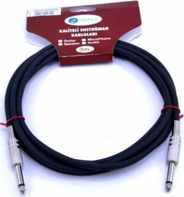 İMECE MGC3 BK ENSTRÜMAN KABLOSU 3 METRE SİYAH - Image 1