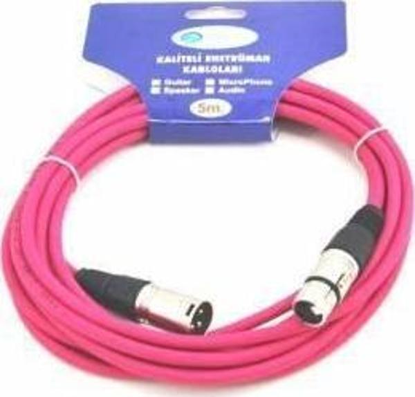 İMECE MMC5 RD MİKROFON KABLOSU CANON 5 METRE KIRMIZI - Image 1