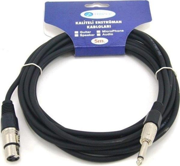 MMC5XP BK İMECE MİKROFON KABLOSU ÇİVİ 5 METRE SİYAH - Image 1