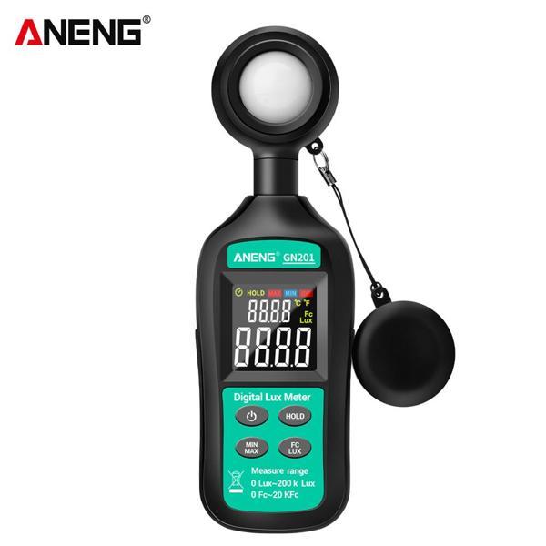Gn201 Lux Metre Lüx Metre Aneng Dijital Işık Ölçer 200K Fotometre Uv Metre Radyometre - Image 1