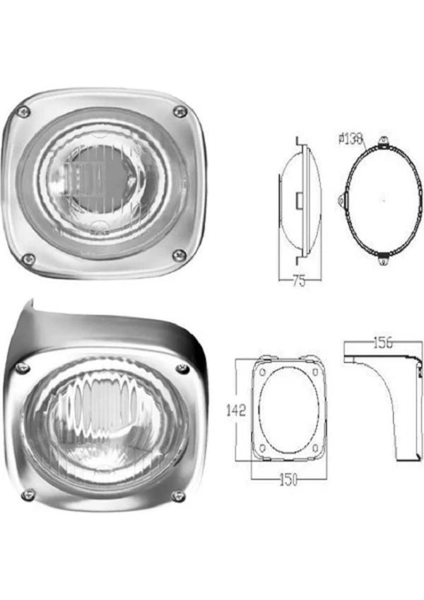 MF 148 Ön Far Komple Sol - Image 1