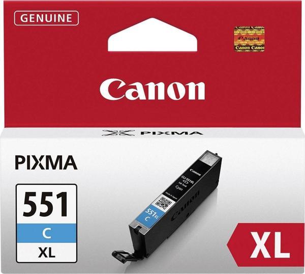 Canon Cli-551Xl C Cyan Mavi Yüksek Kapasiteli Mürekkep Kartuş İp7250 Mx925 - Image 1